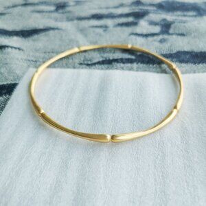 Julie Vos Gold Bamboo Bracelet - Bamboo